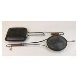 Metal Campfire Popcorn Poppers / 2 Pc