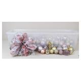 Pink Christmas Decor Assortment