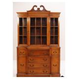 Vintage Mahogany China Cabinet w/Desk Vintage Mahogany China Cabinet w/Desk