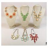 Costume Necklaces / 6 pc Costume Necklaces / 6 pc