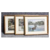 Vintage Foil Prints by Lionel Barrymore 3/PC Vintage Foil Prints by Lionel Barrymore 3/PC