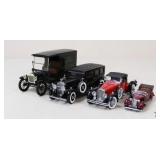 Franklin Mint Precision +  Model Cars /4 Pc Franklin Mint Precision +  Model Cars /4 Pc