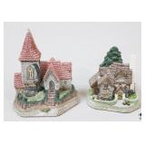 David Winter Cottages Collectible Figures/ 2pc David Winter Cottages Collectible Figures/ 2pc