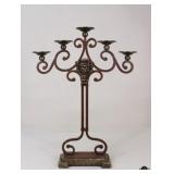 Tall Castillian Candelabra with Lion Head Tall Castillian Candelabra with Lion Head