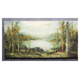 Original Painting on Canvas Signed K.Essig Original Painting on Canvas Signed K.Essig