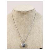 Sterling Pendant on 15.5" Sterling Chain Sterling Pendant on 15.5" Sterling Chain