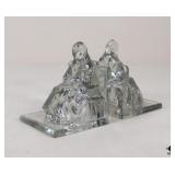 Figural Glass Bookends Set Figural Glass Bookends Set