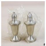 Sterling Weighted Base Salt & Pepper Shaker Set Sterling Weighted Base Salt & Pepper Shaker Set