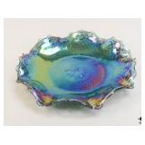 Carnival Glass Fluted Edge Serving Plate Carnival Glass Fluted Edge Serving Plate