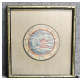 Round Silk Embroidered Panel Round Silk Embroidered Panel