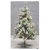 4.5 ft Lighted Flocked Christmas Tree 4.5 ft Lighted Flocked Christmas Tree