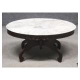 Victorian Style Marble Top Coffee Table Victorian Style Marble Top Coffee Table