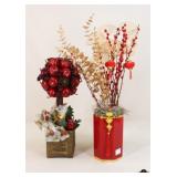 Artificial Floral Arrangements / 2 Pc Artificial Floral Arrangements / 2 Pc
