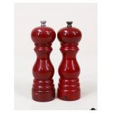 Peugeot Red Salt & Pepper Mill Set Peugeot Red Salt & Pepper Mill Set