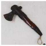 Ceremonial Axe Or Tomahawk W/a Carved Handle Ceremonial Axe Or Tomahawk W/a Carved Handle