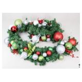 Lighted 7 Foot Christmas Garland Lighted 7 Foot Christmas Garland