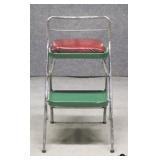 Mid Century Folding Step Stool / Barstool Mid Century Folding Step Stool / Barstool