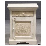 Painted Wood Night Stand Painted Wood Night Stand