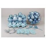 Blue Christmas Ornament Assortment Blue Christmas Ornament Assortment
