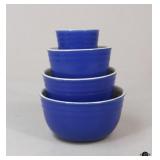 Oxford Stoneware Mixing Bowl Set / 4 Pc