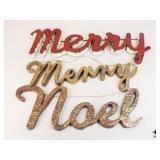 Christmas Wall Signs / 3pc