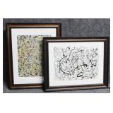 Jackson Pollock Museum Prints 2/PC
