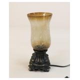 Resin & Glass Accent Lamp