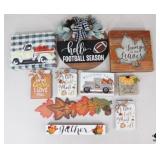 Fall Decor Assortment / 10 Pc