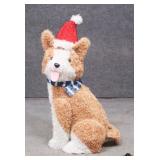 3 Foot Tall Christmas Dog Yard Decoration