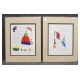 Brain Andreas 2/PC Matted Prints