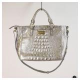 Braham Crocodile Embossed Leather Purse