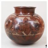 Painted Terracotta Vase