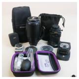 Camera Lenses, Filters & Light Meters / 6 pc