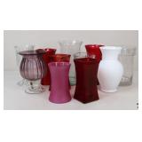 Vase & Compote Assortment / 11 Pc
