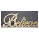 Christmas "Believe" Yard Decor - Over 7 Feet