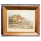 Shakespeare Birthplace Vintage Print