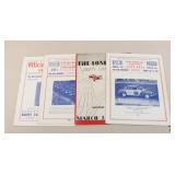 Vintage Car Racing Programs 1949-1954 / 4 pc