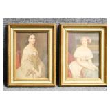 Vintage Portrait Prints 2/PC
