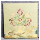 Vintage Floral Needlepoint