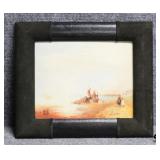 Original Painting on Canvas Board Signed Luini