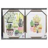 "Succulents" Prints 2/PC