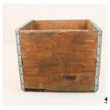 Vintage Wood & Metal Crate