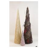 Christmas Decorative Trees / 3pc