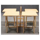 TV Trays w/Stand / 4 pc