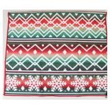 Christmas Rug W/No-Skid Backing