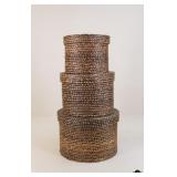 Woven Nesting Baskets / 3 pc