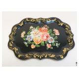 Hand Painted Metal Tole Tray