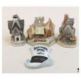 David Winter Cottages Collectible Figures/ 4pc