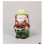 Porcelain Pig Cookie Jar