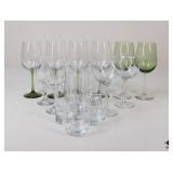 Glass Stemware, Tumblers + Assortment/16Pc